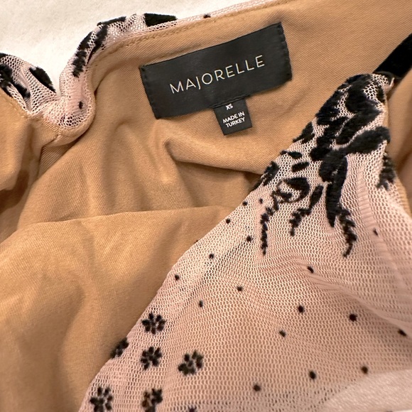 Majorelle Loreli Midi dress in pink romance bodycon ruched - Picture 6 of 6